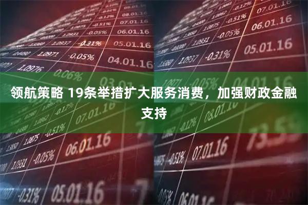 领航策略 19条举措扩大服务消费，加强财政金融支持
